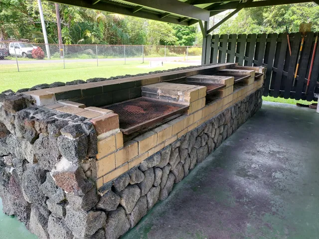a view of a backyard with wooden fence
