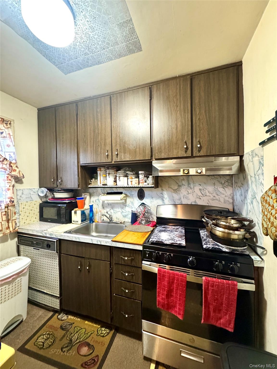 224-20 Manor Road, Unit 91 Queens, NY 11427 - Photo 5 of 17 a kitchen with a stove a sink and cabinets