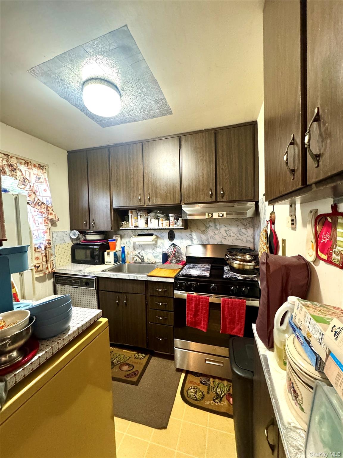 224-20 Manor Road, Unit 91 Queens, NY 11427 - Photo 6 of 17 a kitchen with sink refrigerator and stove
