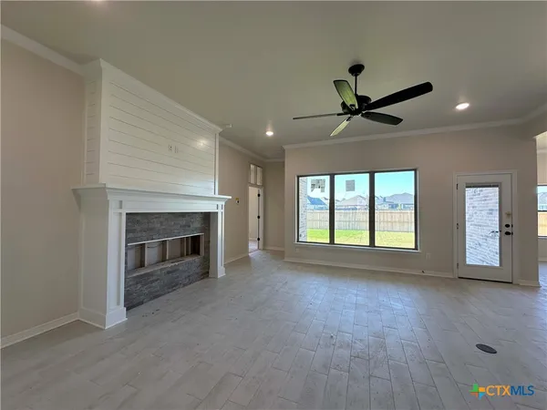a view of a center island in a kitchen