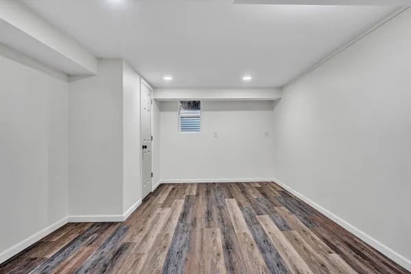a view of wooden floor in a room