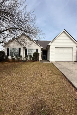 front view of house with a yard