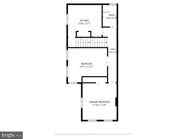 a picture of a bench in front of a door