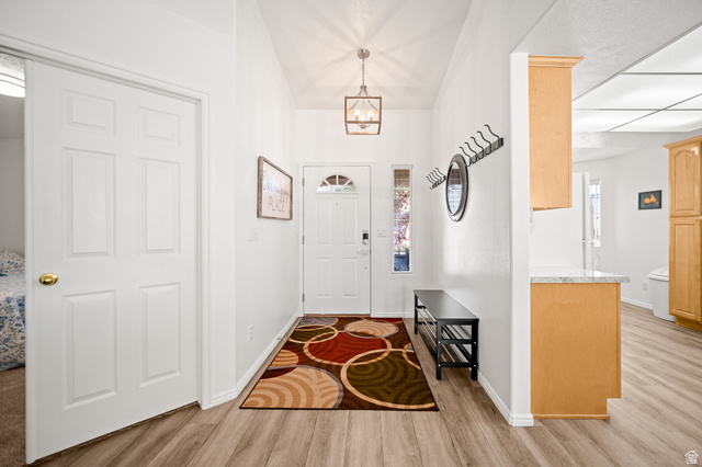 1825 West Mathis Park Place, Unit 46 St. George, UT 84770 - Photo 9 of 45 Entryway featuring light wood-type flooring and baseboards