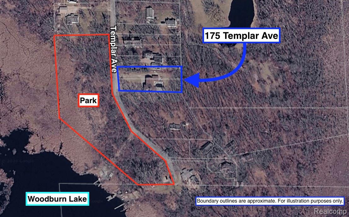 175 Templar Avenue Pinckney, MI 48169 - Photo 70 of 80 175 Templar - Aerial Outline.jpg