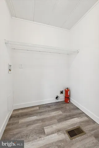 a view of storage and utility room