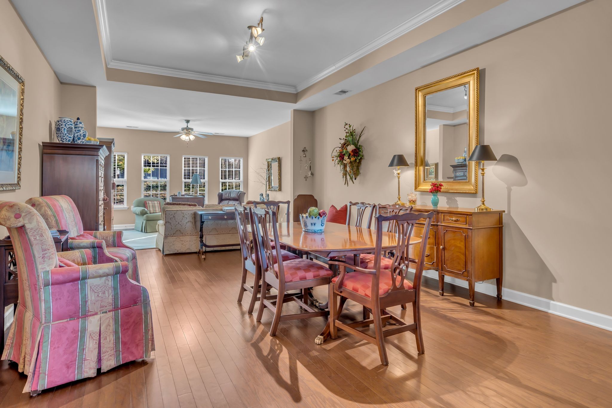 4549 Boxcroft Circle Mount Juliet, TN 37122 - Photo 8 of 28 a view of a dining room with furniture and wooden floor