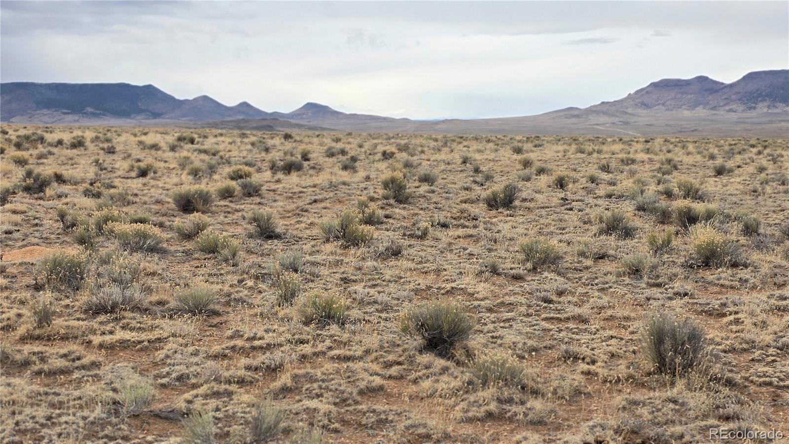 Lot 3 Russ Road Sanford, CO 81151 - Photo 8 of 11 a view of a dry yard with mountains in the background