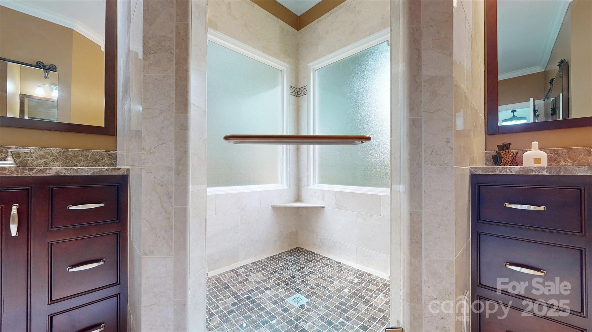 9014 Cardinal Ridge Court Charlotte, NC 28270 - Photo 43 of 45 a view of hallway with mirror and a window