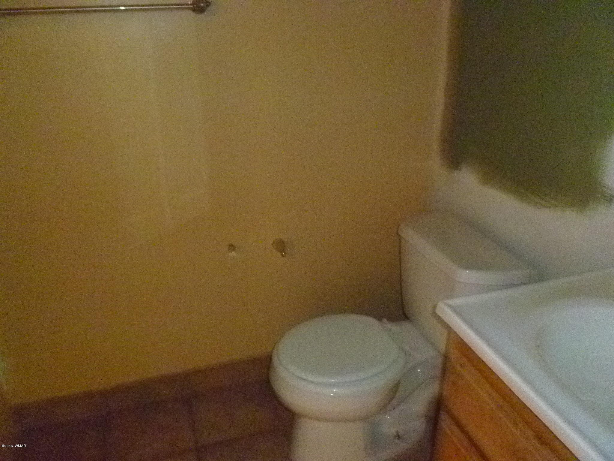 5218 Longhorn Road Snowflake, AZ 85937 - Photo 6 of 41 a white toilet sitting next to a white sink and vanity
