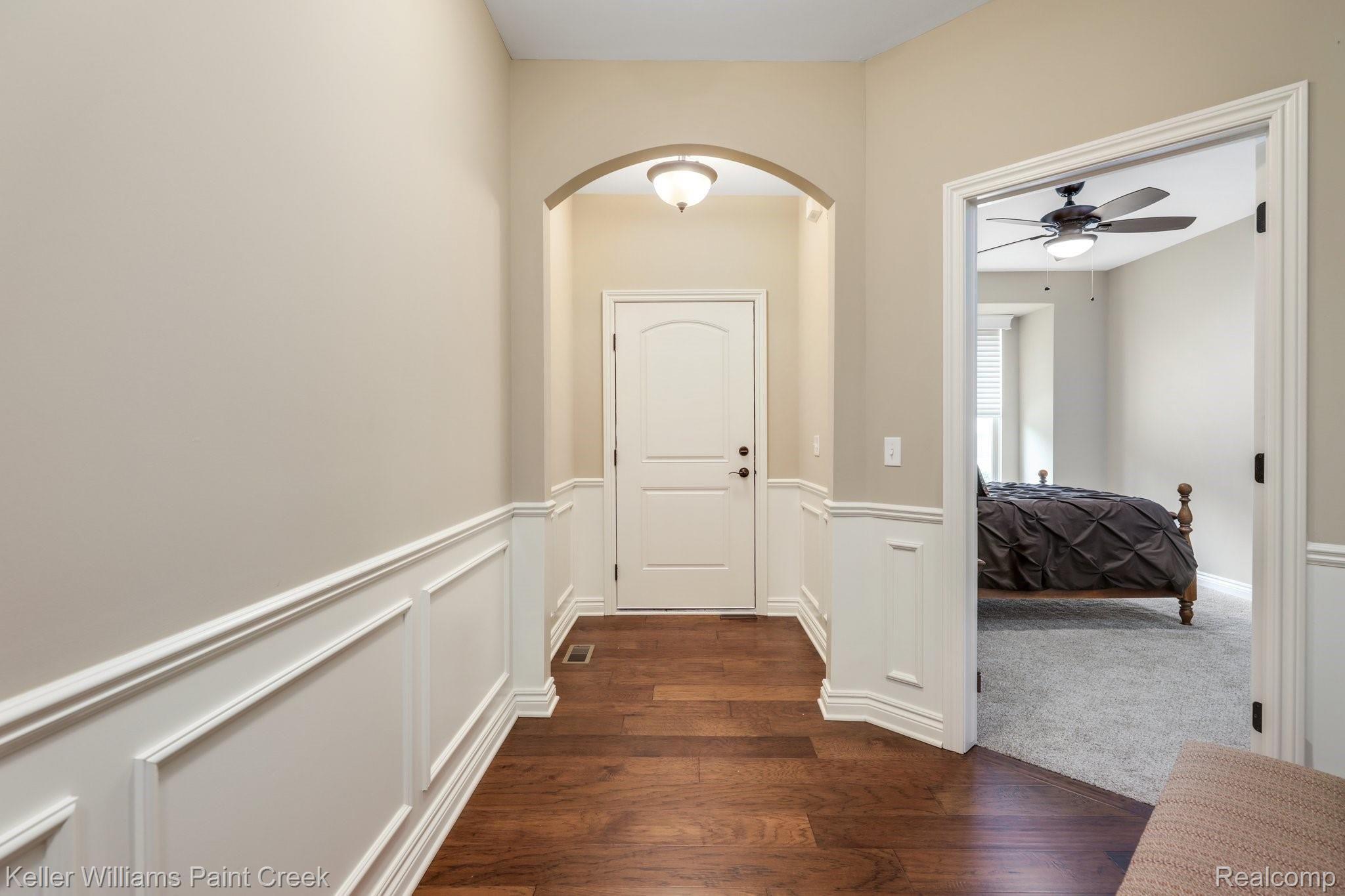 Fresh paint in designer tones all throughout the interior.