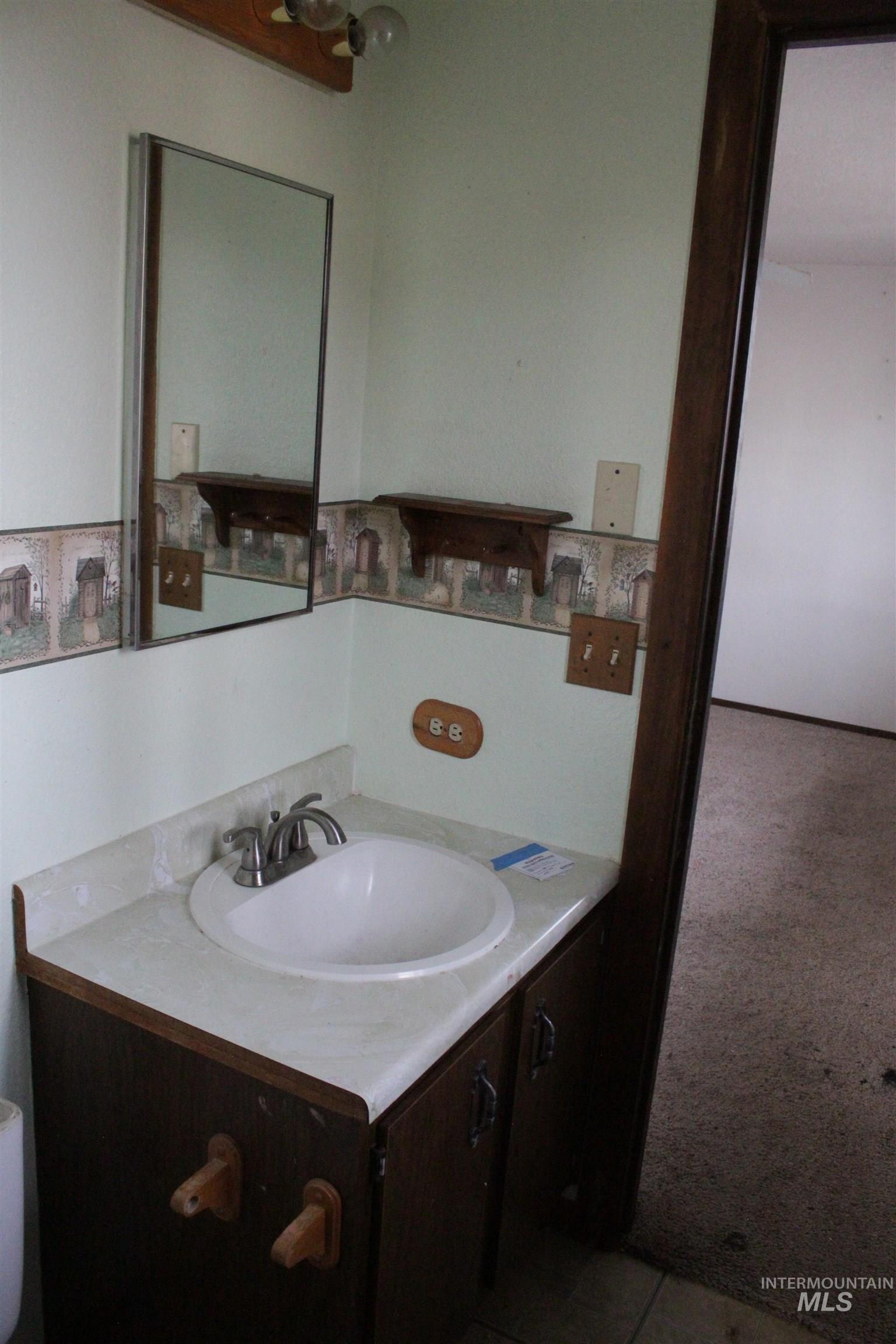 622 East Court Street Weiser, ID 83672 - Photo 16 of 20 Bathroom with vanity and carpet