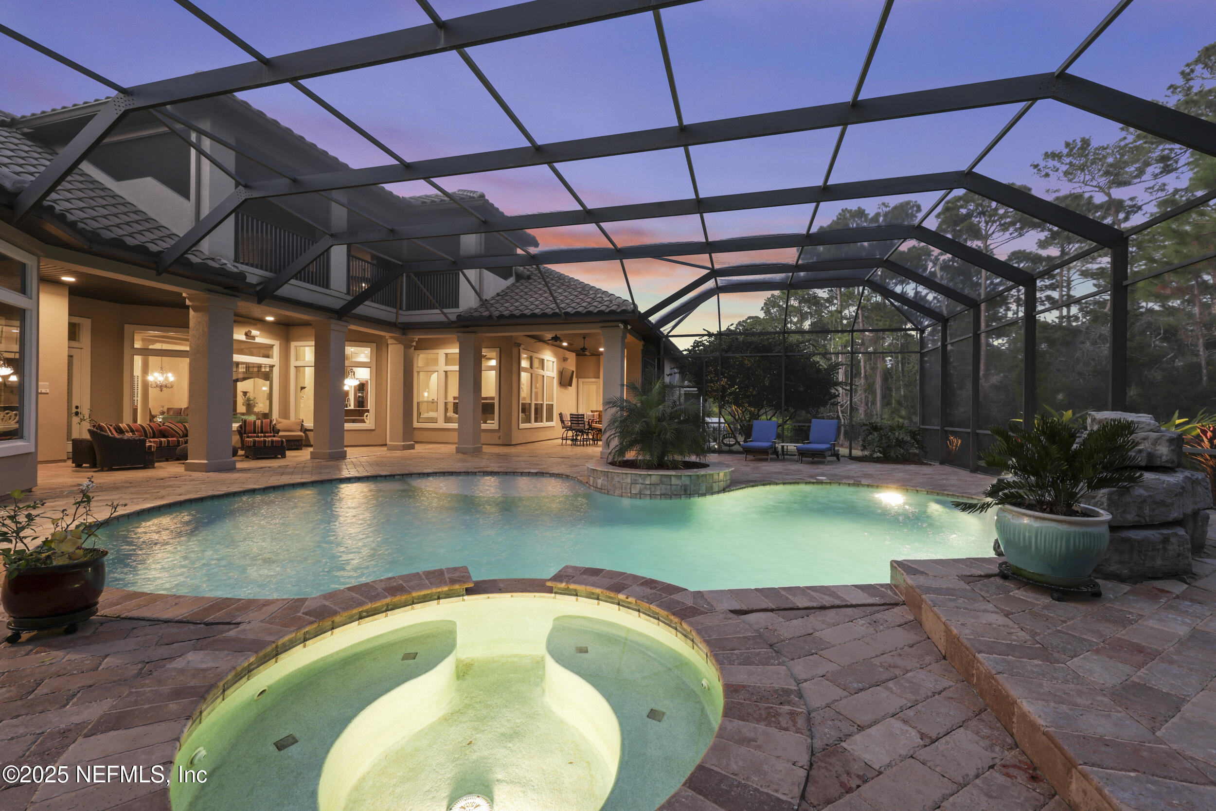 144 Corbata Lane St. Augustine, FL 32095 - Photo 110 of 137 Evening Pool Fun