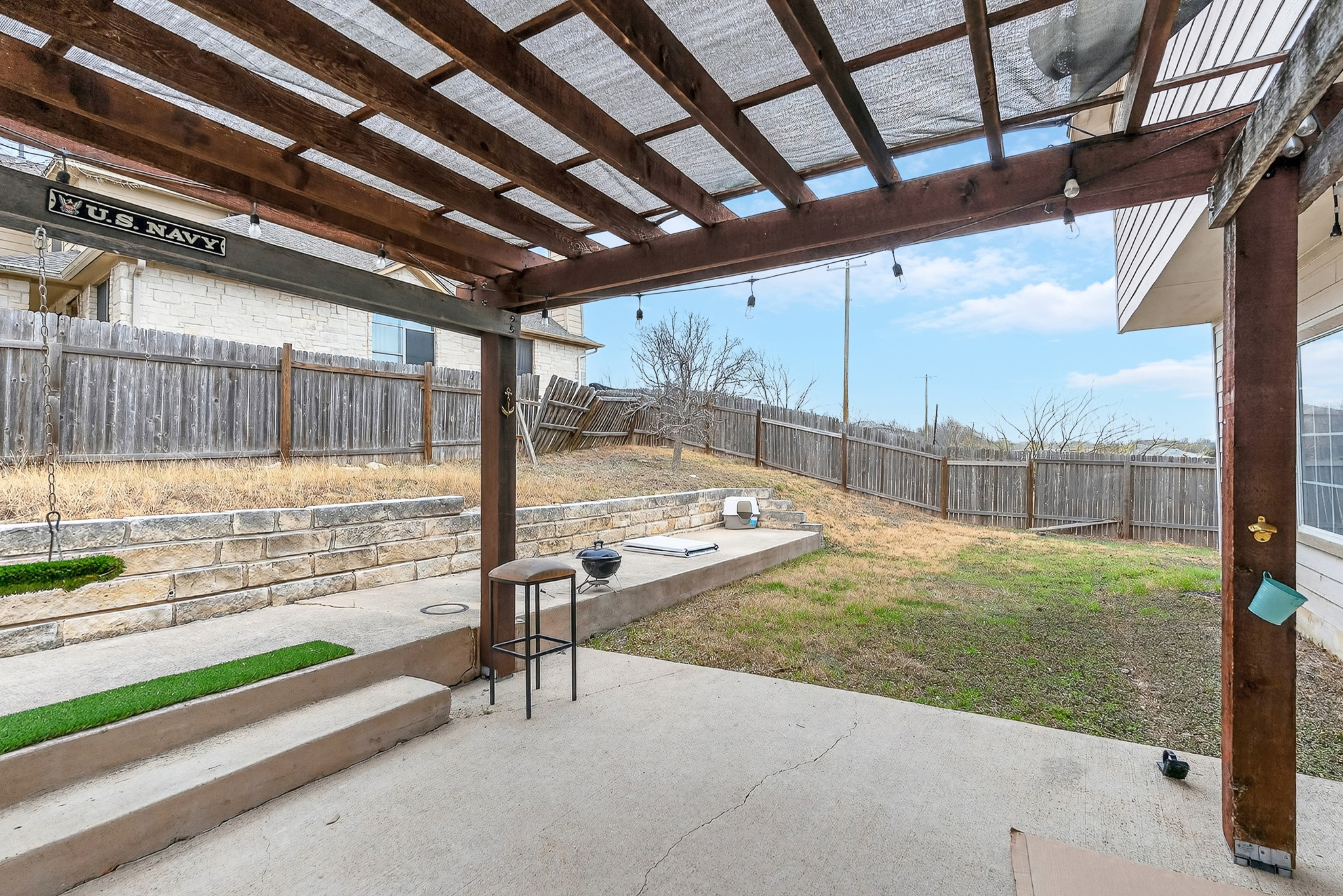 3811 Hawk View Street Round Rock, TX 78665 - Photo 13 of 20 a view of a backyard