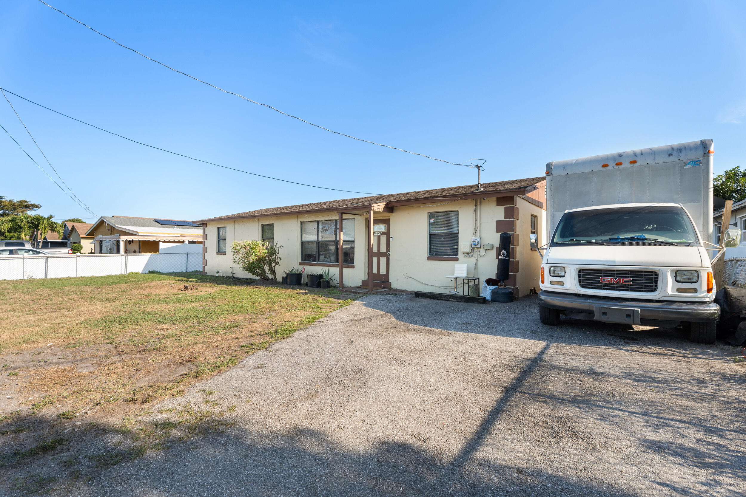 1449 West 35th Street Riviera Beach, FL 33404 - Photo 3 of 28 a car parked in front of house