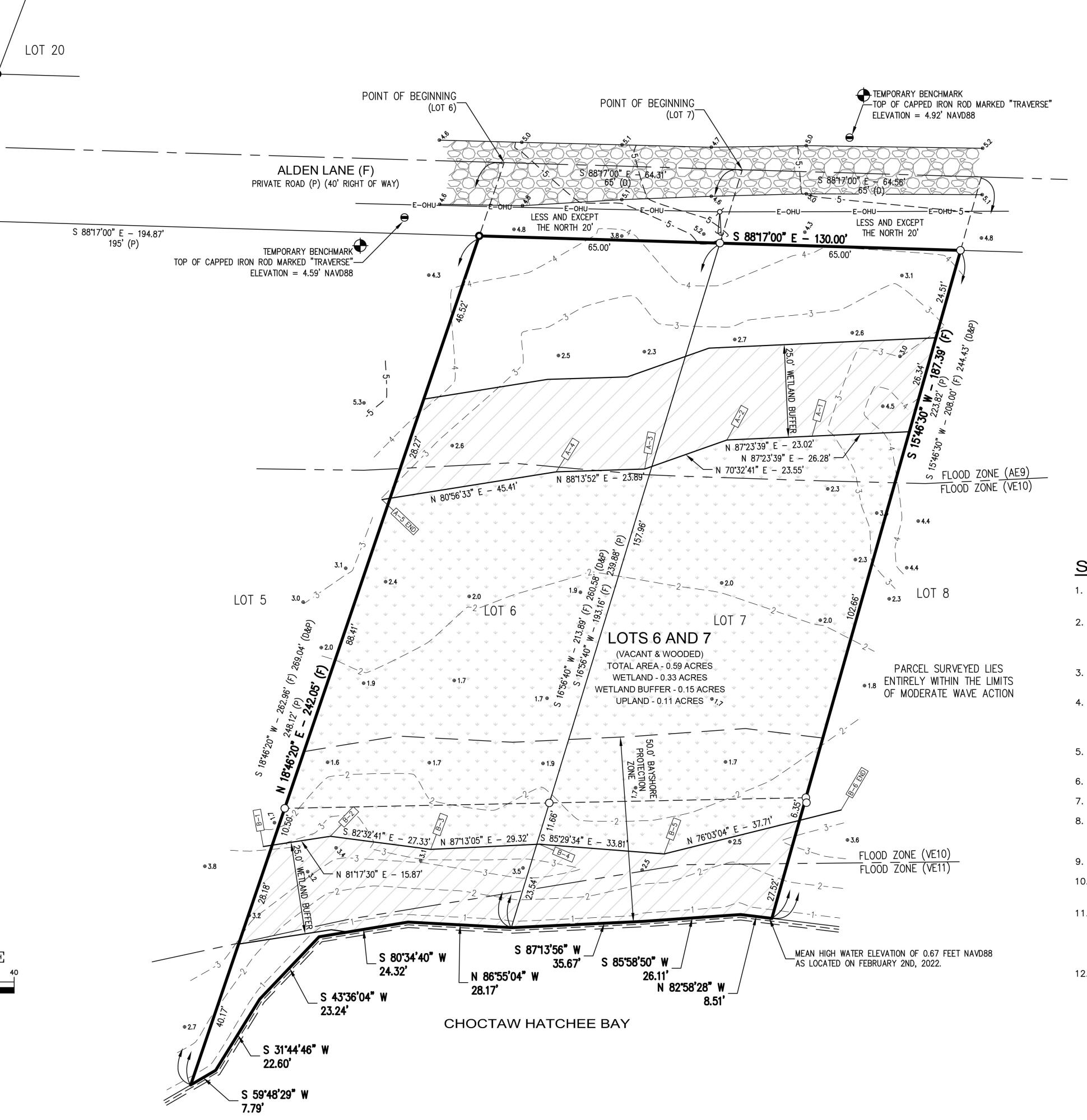 Lot 6-7 Alden Lane Freeport, FL 32439 - Photo 18 of 26 a picture of floor plan