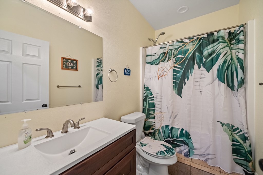 6 Gilliam Road Mineral Bluff, GA 30559 - Photo 22 of 42 a bathroom with a sink mirror vanity and toilet