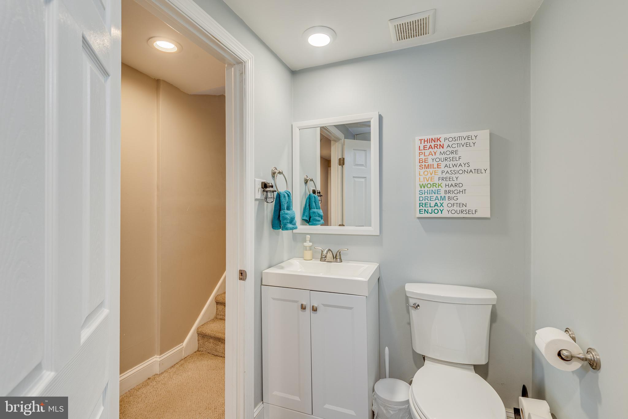 407 Indian Mills Road Shamong, NJ 08088 - Photo 26 of 39 a bathroom with a toilet sink and mirror