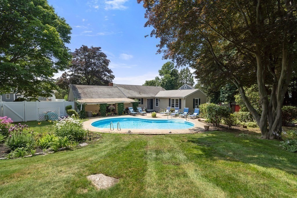 20 Sheffield Road Danvers, MA 01923 - Photo 32 of 38 a view of a house with swimming pool and sitting area
