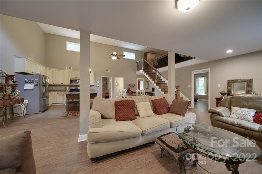 3579 Harmony Road Catawba, SC 29704 - Photo 5 of 48 a living room with furniture and kitchen view