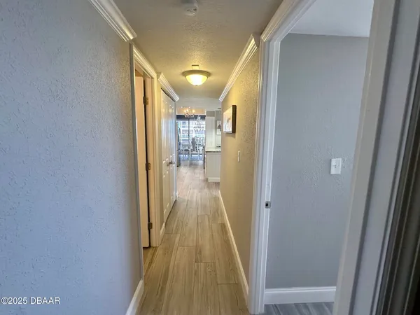 a view of swimming pool from window