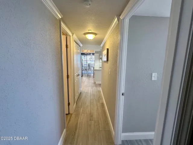 a view of swimming pool from window