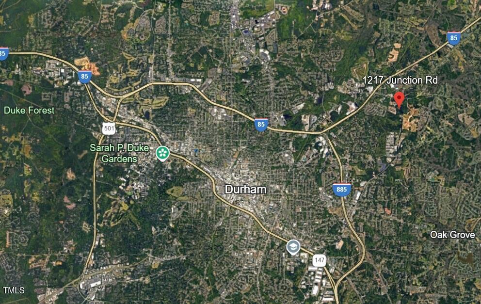1217 Junction Road Durham, NC 27704 - Photo 14 of 15 Aerial - close to downtown Durham