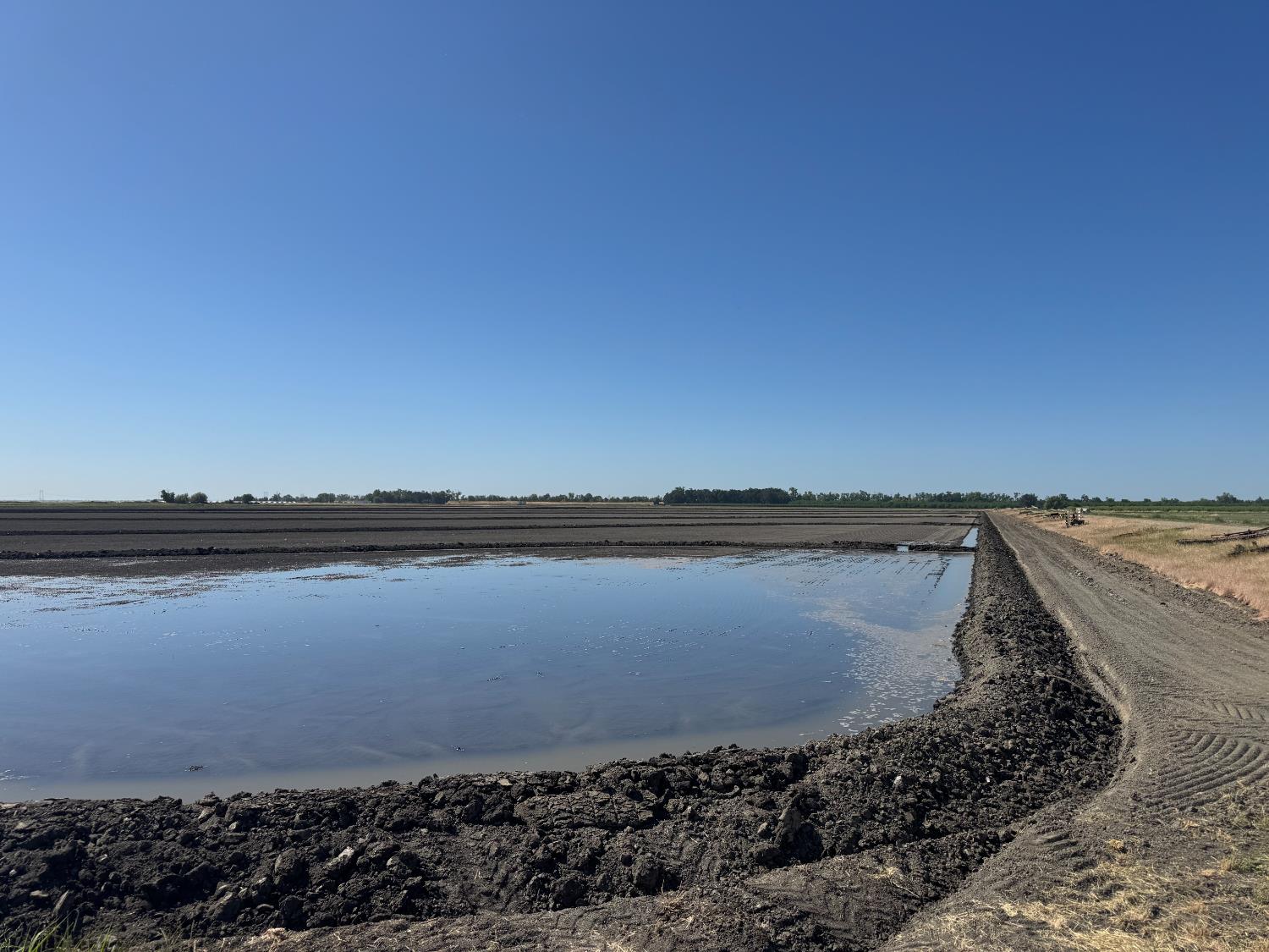 a view of a lake next to a lake