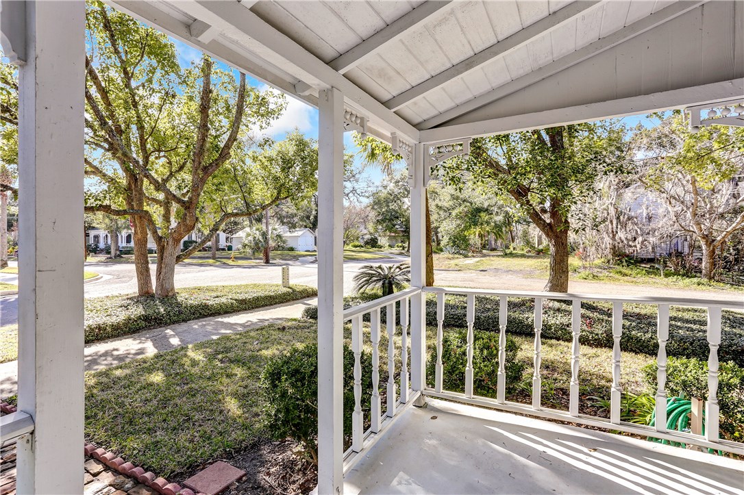 603 Broome Street Fernandina Beach, FL 32034 - Photo 9 of 33 a view of a porch with a yard