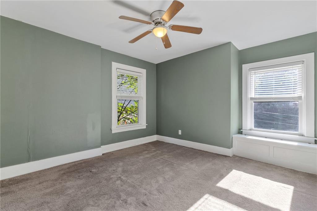 76 Warren Street Pittsburgh, PA 15205 - Photo 18 of 32 a view of room with window and ceiling fan