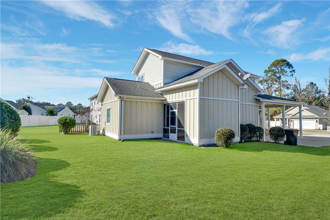 121 Pecan Pointe Road West Brunswick, GA 31525 - Photo 27 of 27 Rear view of home