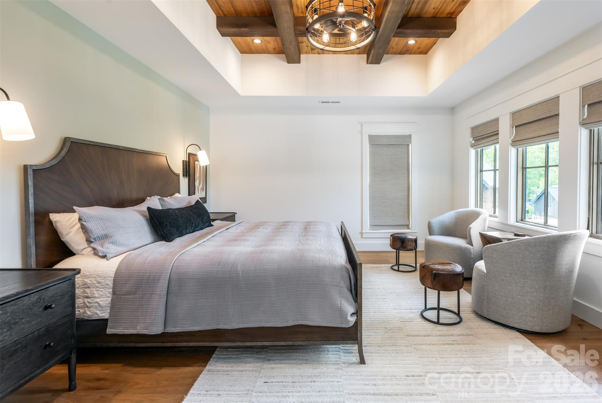 25 Rantis Lane Black Mountain, NC 28711 - Photo 35 of 48 a bedroom with bed and window