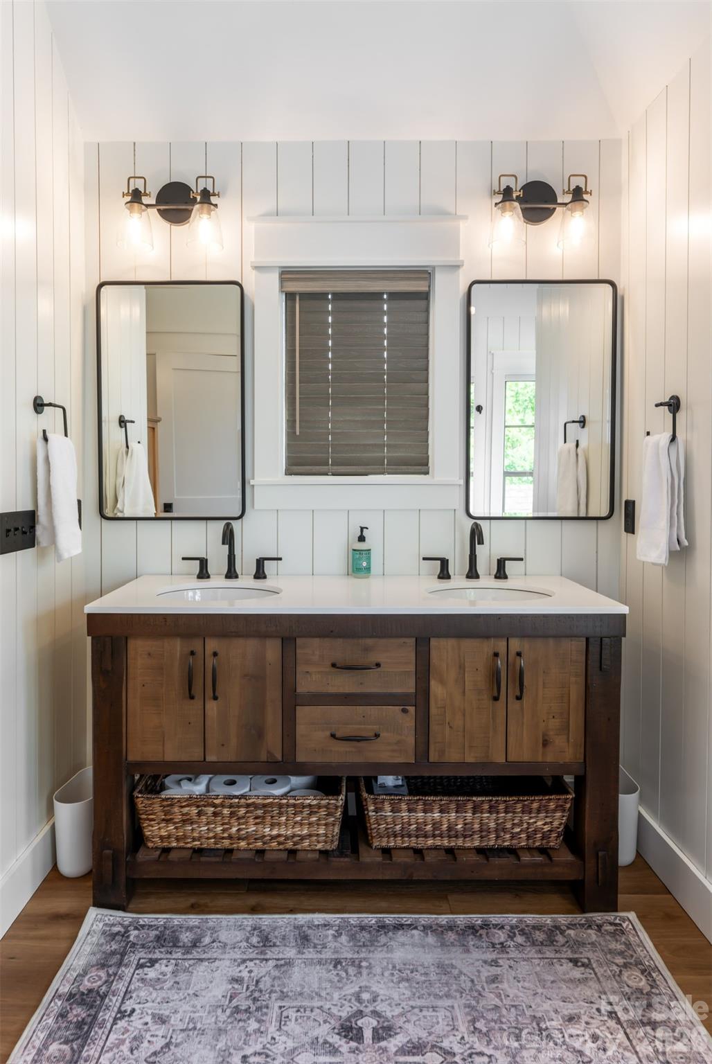 25 Rantis Lane Black Mountain, NC 28711 - Photo 38 of 48 a bathroom with a sink and a mirror