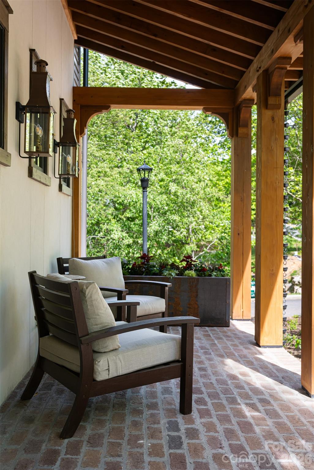 25 Rantis Lane Black Mountain, NC 28711 - Photo 7 of 48 a outdoor sitting area with furniture and a yard