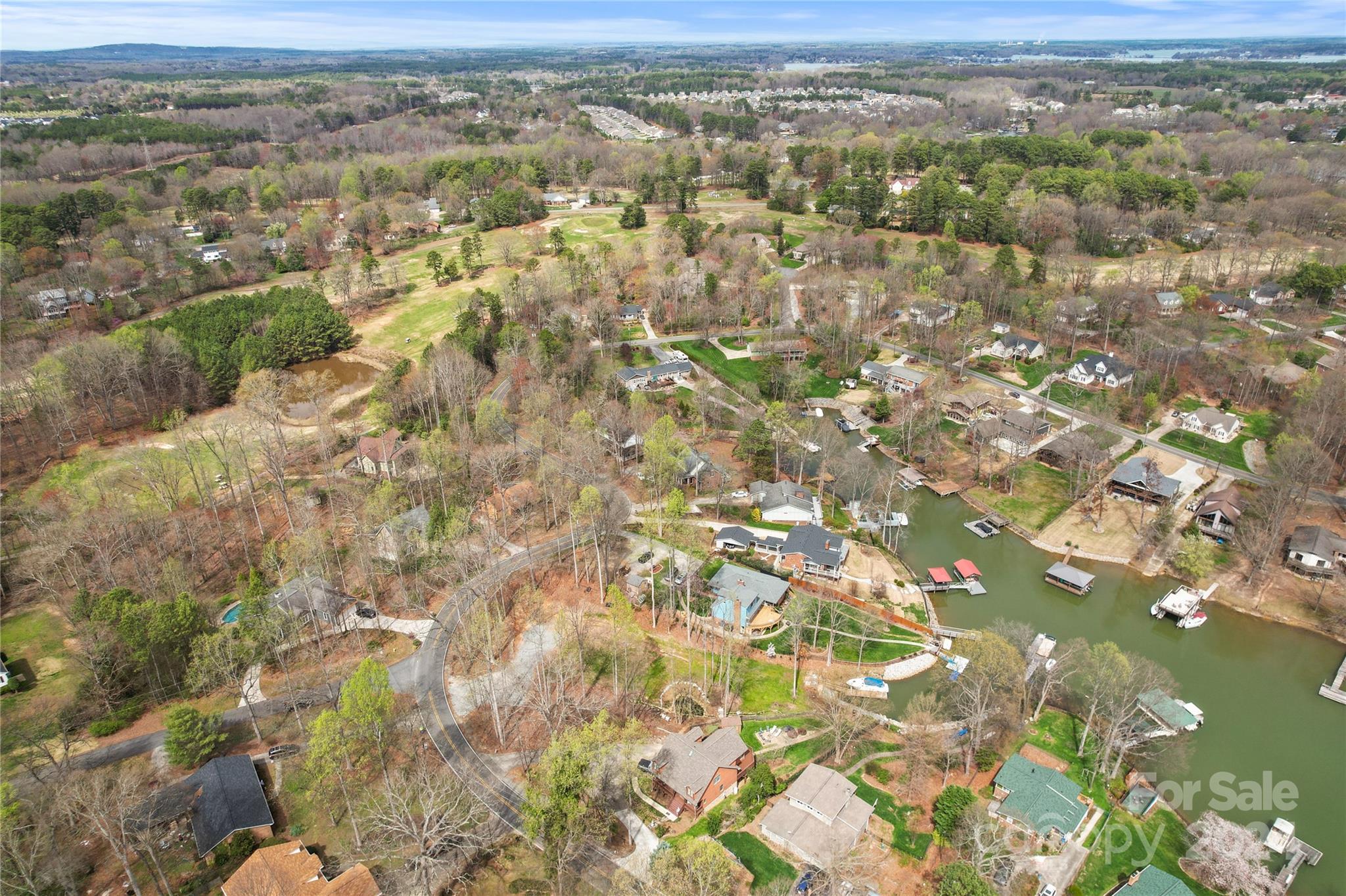Lot 67 Lake Shore Road South Denver, NC 28037 - Photo 42 of 48 an aerial view of residential houses with outdoor space
