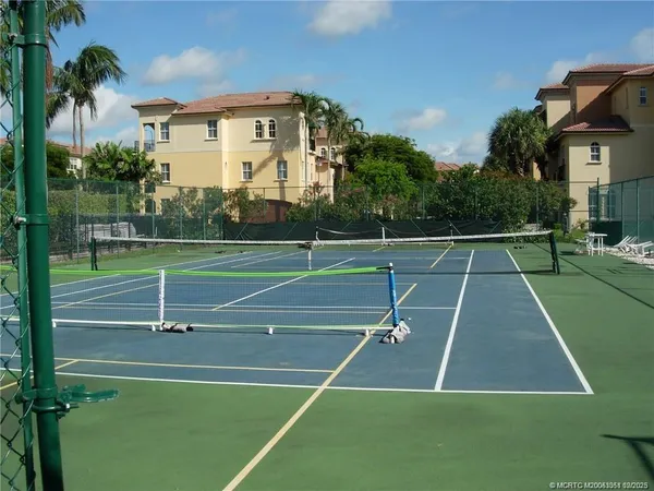a view of a tennis court