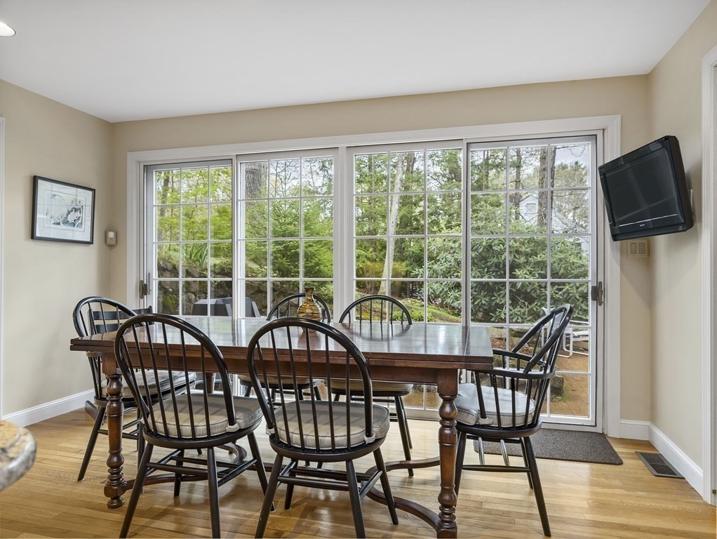 177 Hampshire Road Wellesley, MA 02481 - Photo 7 of 15 a view of a dining room with furniture window and outside view