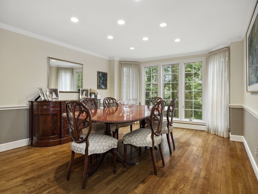 177 Hampshire Road Wellesley, MA 02481 - Photo 9 of 15 a view of a dining room with furniture and wooden floor