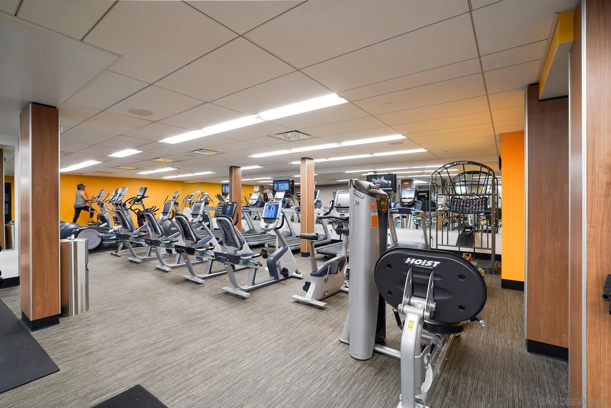 1720 Avenida Del Mundo, Unit 208 Coronado, CA 92118 - Photo 40 of 42 a view of a room with gym equipment