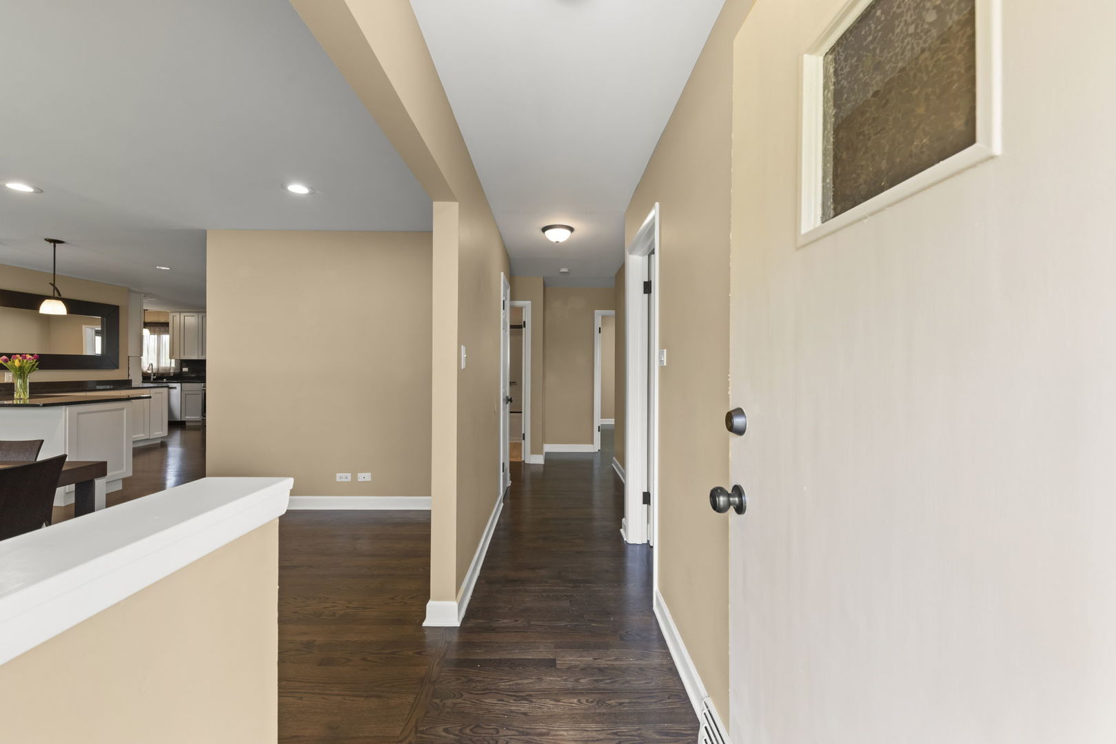 5818 Ridgewood Drive Western Springs, IL 60558 - Photo 2 of 25 a view of a hallway with wooden floor
