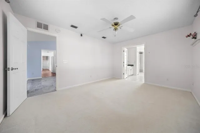 a view of an empty room