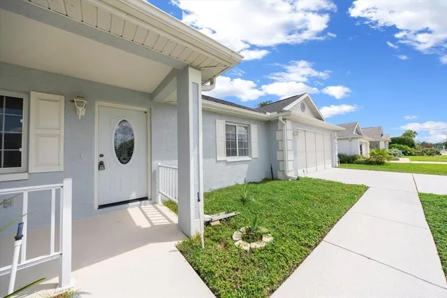 a view of a back yard of the house