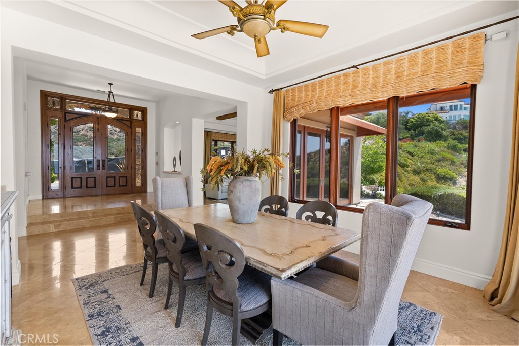 4 Le Conte Laguna Niguel, CA 92677 - Photo 20 of 65 a view of a dining room with furniture window and wooden floor