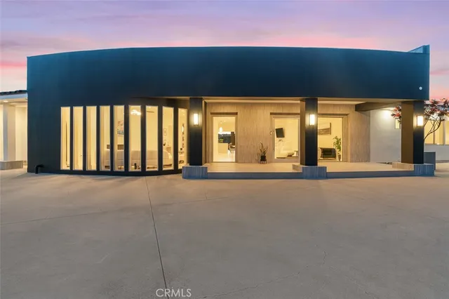 a view of a sky from a floor