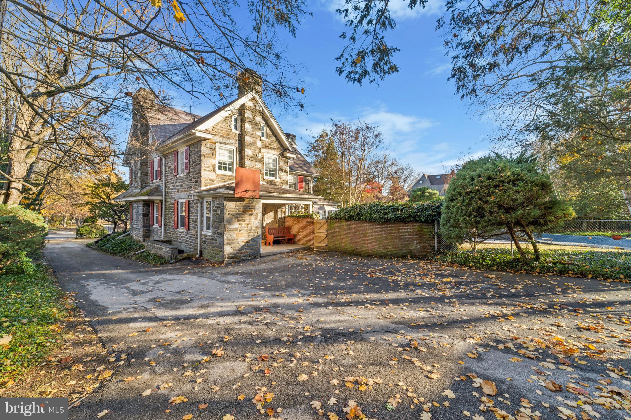 402 Penn Road Wynnewood, PA 19096 - Photo 16 of 75 a view of a house with a yard