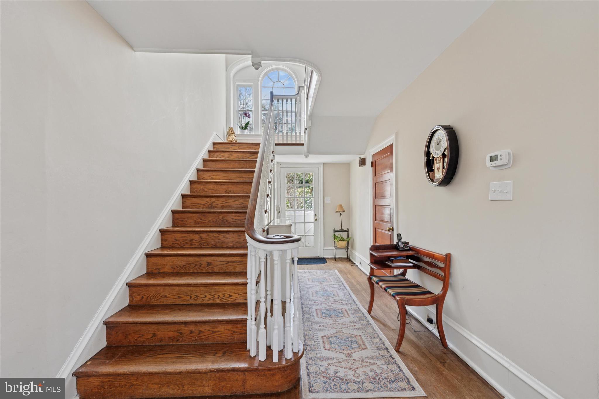 402 Penn Road Wynnewood, PA 19096 - Photo 25 of 75 a view of entryway and hall with wooden floor