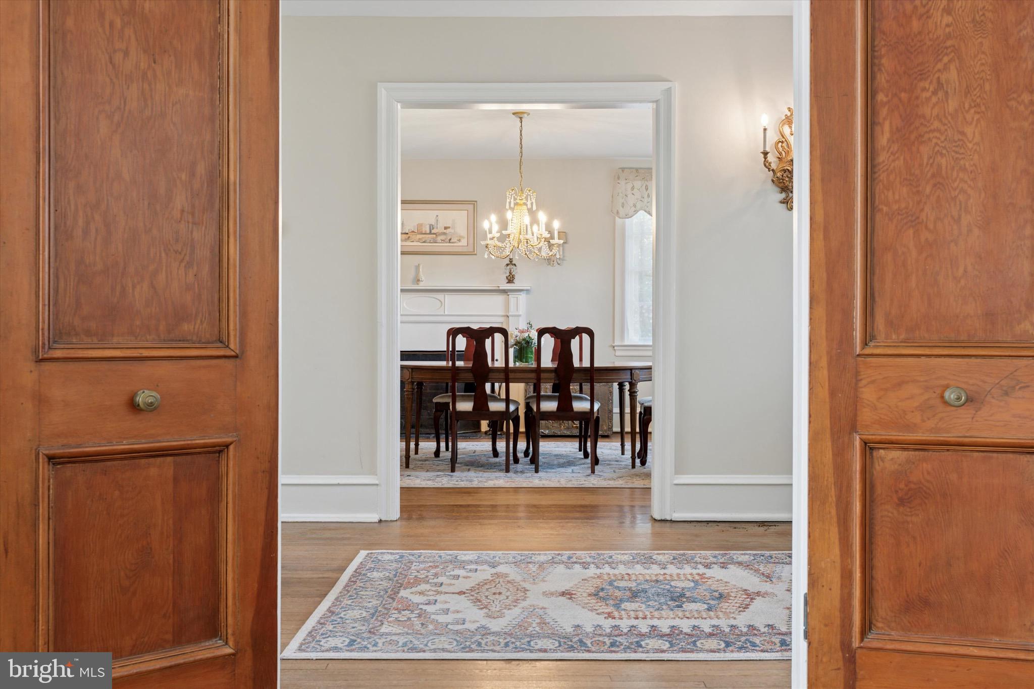 402 Penn Road Wynnewood, PA 19096 - Photo 31 of 75 Double doors to Foyer