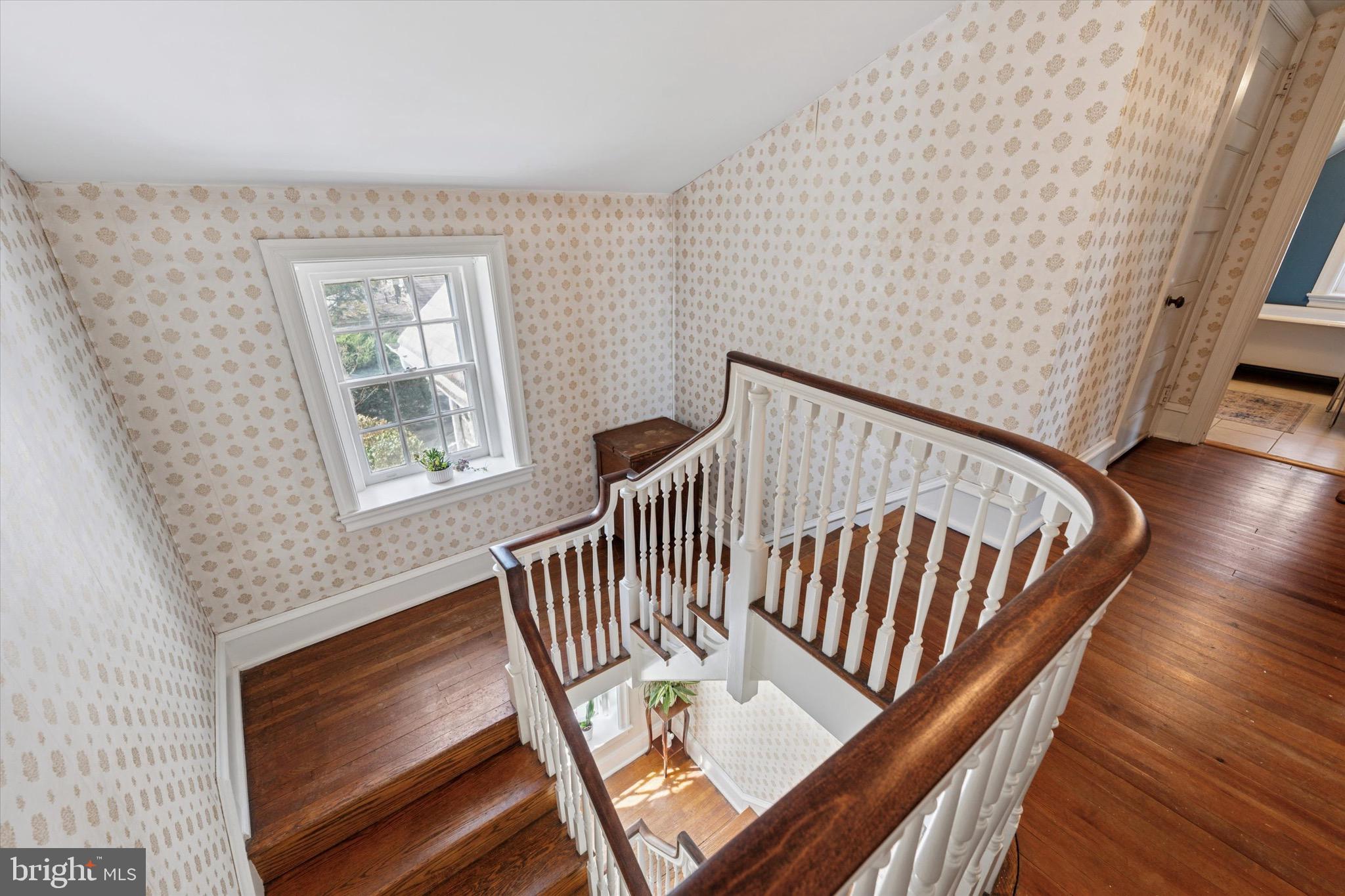 402 Penn Road Wynnewood, PA 19096 - Photo 60 of 75 Stairway from 3rd Floor Hall