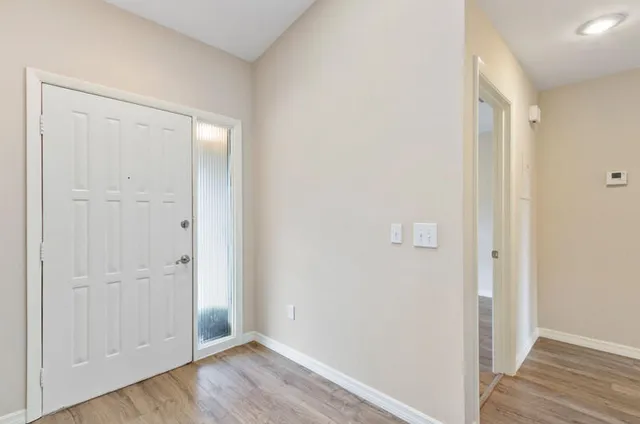 a view of an empty room