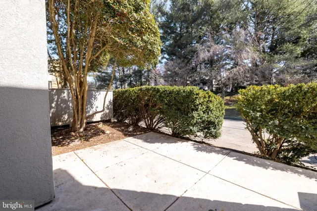 a view of a patio in terrace